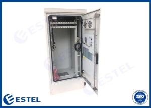 China 19 inch Rail IP65 Outdoor Telecom Cabinets With Air Conditioner And Fans factory