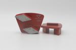 Double Rhombus Trapezoid Segments Redi Lock Diamond Grinding Shoes for Husqvarna