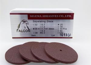 China High Strength Dental Diamond Discs Round Shape For Metals In Dental Lab / Clinic factory