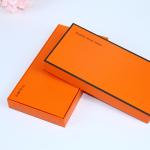 Orange Custom Logo Phone Case Paper Packaging Box Custom Lid And Base Wholesale