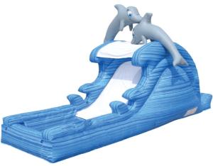 China Inflatble Slide / inflatable pool slide / inflatable dolphin water slide factory