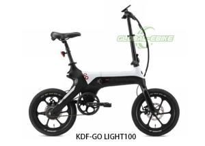 China Battery Powered Folding Bike Ebikes Foldable 36V 250W With CDC Comfortable Saddle factory