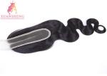 Brazilian Hair Kim Closure 2x6 Swiss Body Wave Silk Base Closure