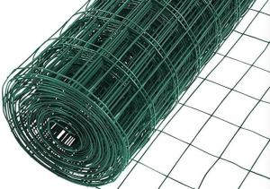 China Heavy Duty Welded Metal Wire Mesh 2.2mm Diameter 1X10m PVC Coated Garden Mesh factory