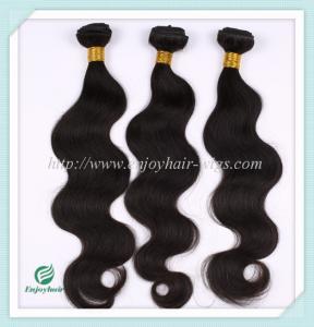 China Malaysian 5A virgin hair body wave weft natural color(can be dye) 10''-26''hair extension on sale