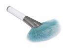 Large Fan Travel Contour Tapered Blush Brush Highlight , Blue And White