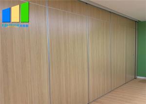 China Ballroom Fireproof Board Acoustic Mobile Partition Sliding Walls factory