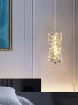 New crystal chandelier bedside lamp light luxury warm bedroom room modern small