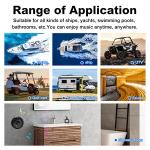 Wholesale Speaker Audio 60W Waterproof ABS Case 6.5 Inch Marine Speaker For Boat
