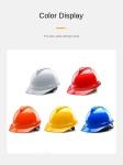 Safety Helmet V Shaped Breathable ABS Anti Smashing Breathable Construction Site