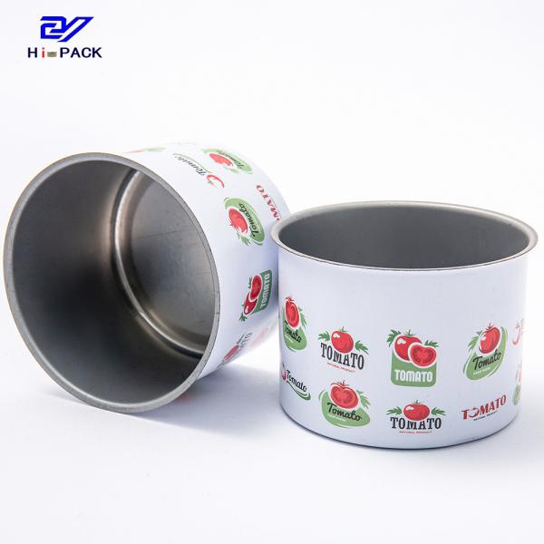 China 160ml D65x48.5mm Metal Can Weed Packaging With Easy Open Lid / Children Lid factory