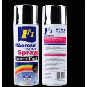 Waterproof Chrome Effect F1 Acrylic Based Spray Paint