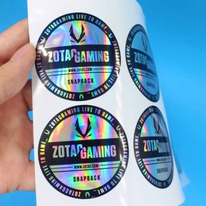 China Debossing Laser Printing Waterproof Adhesive Label Glossy Lamination factory