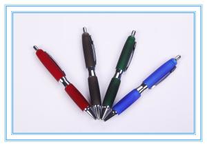 China new design promotional gift ball pen, rubber sprayed barrel factory