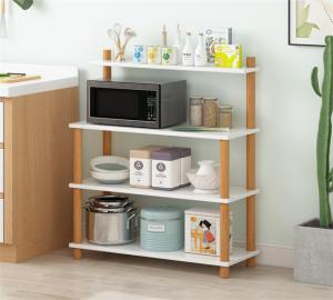 China Custom Kitchen Microwave Rack Shelf For Kitchen Utensils Storage factory