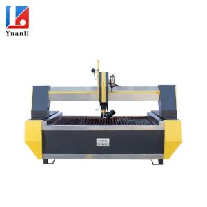 China Cnc Granite Water Jet Tile Cutter 5 Axis Stones Porcelain Tile Cutting Machine factory