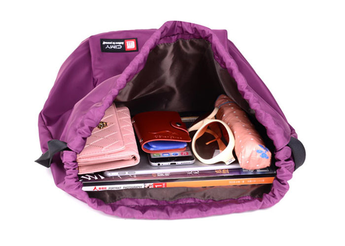 Leather Drawstring Shopping Bags Promotional Durable Wear - Resistant