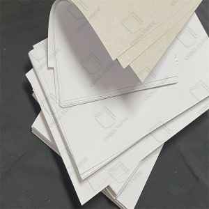 Dual-Sided Matte/Satin Cardstock – Versatile Gray-White Base for Mixed Media Art