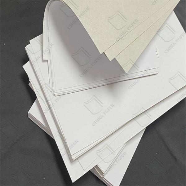 Dual-Sided Matte/Satin Cardstock – Versatile Gray-White Base for Mixed Media Art