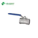 NPT Standard Two Piece Industrial Stainless Steel Ball Valve for Plastic