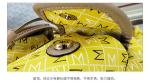 The new Ms. shoulder bag drawstring handbag Korean letters printed PU leather