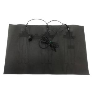 China Carbon Fiber Heating Pad 31x49cm Rechargeable Micro USB Plug For Seat Cushion factory
