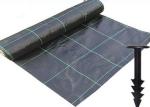 Durable Heavy Duty Weed Control Membrane , High Strength Black Weedblock