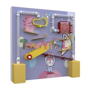 China Safety Soft Play Equipment 0.35KW Playground Wall Games Fine Workmanship factory