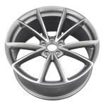 PCD 5X112 17 Inch Wheels CB 66.45 Silver A356.2 Aluminum Audi Replica Rims