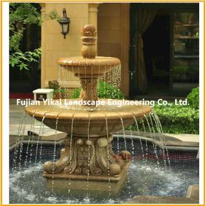 China Stone Fountain Carved Marble Water Fountain for Garden Outdoor (YKOF-32) factory