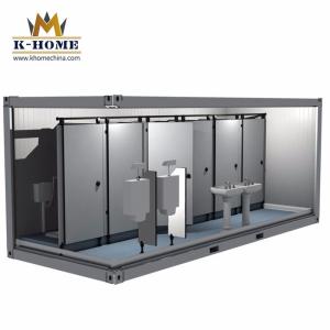 China Light Steel L6M Portable Container House Public Toilet Bathroom factory