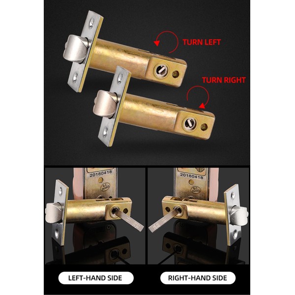 Third Generation Button Mechanical Password Lock No Need to Open Lock to Change the Password Keyless Waterproof Household Lock