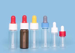 China Plating Lead Free Serum 10ml YBB Glass Dropper Bottles factory
