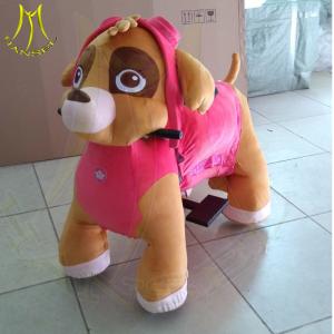China Hansel kids safari animal stuffed ride on paw petrol walking toy rides for sale factory