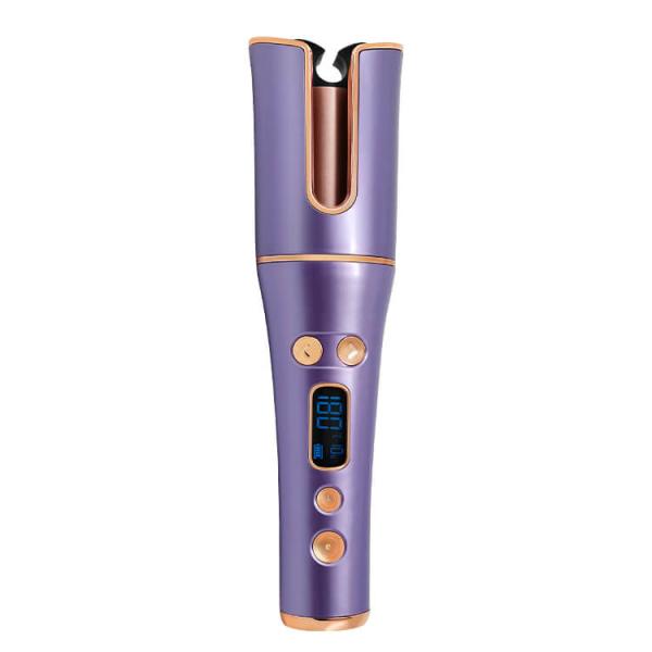 ROHS Portable USB Hair Curler Cordless Ceramic Automatic Rotating Curling Iron