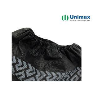 Black 35gsm Disposable Non Woven Shoes Cover