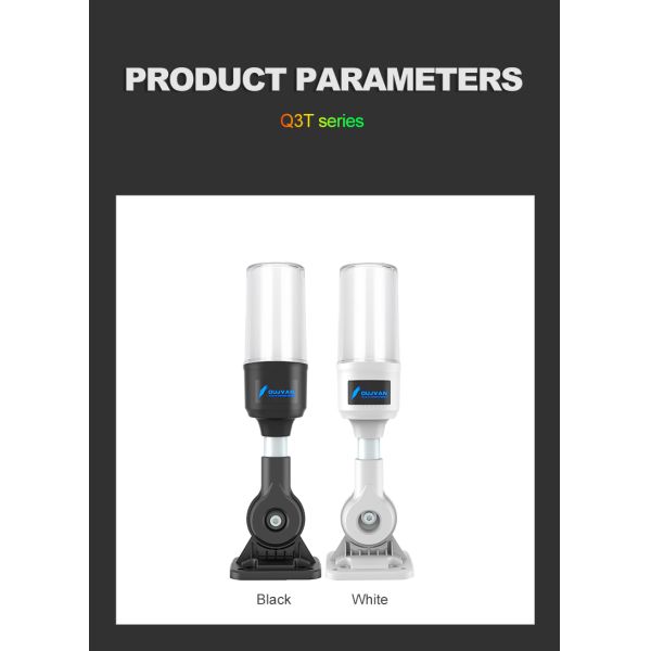 ABS Material Tower Indicator Light DC 24V RYG With Built-In Buzzer Long Lifespan Hours 70000