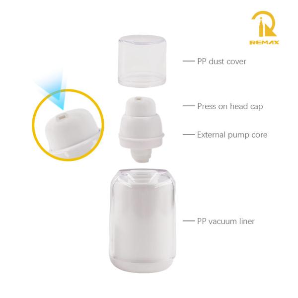 50ml Double-Layer Skincare Vacuum Bottle – Airless Pump for Serum, Lotion & Cream, Empty Cosmetic Container