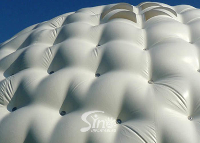 10 Meters Dia. White Big Inflatable Golf Tent With Windows On Top N Removable Door