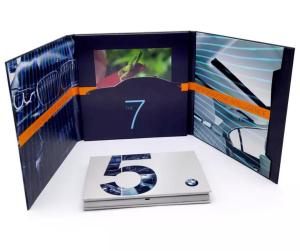 China video booklet 7 "mini LCD digital photo frame wedding advertising video book factory