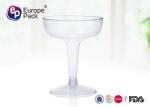 One Piece Plastic Champagne Glasses