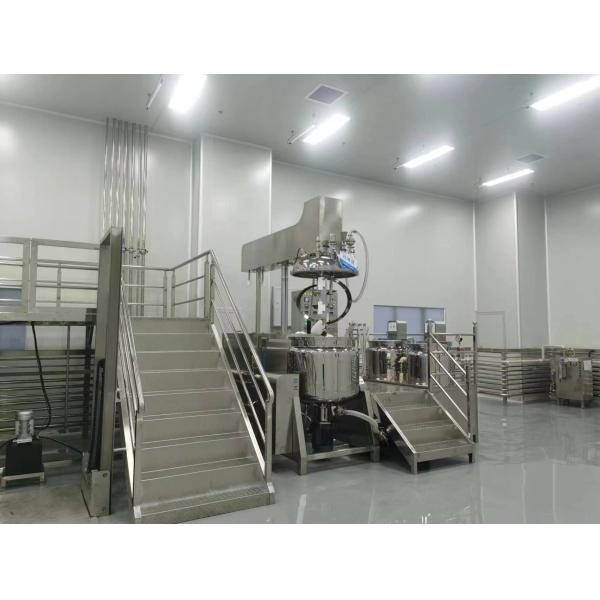 China Customized Lotion Making Machine 380V Lotion Mixing Tank Emulsifying factory