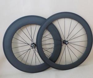 China hot sale 700c front 60+rear 88MM Carbon clincher wheelset with width 23mm for road bike factory
