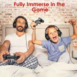 Noise Cancel 32ohm 2.2m 100mA Onikuma K6 Gaming Headset