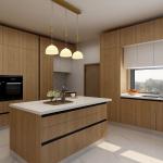Prefabricated Modern Kitchen Cabinet Furniture Buildin Pantry Complete Plywood