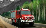4x4 Unimog Forest Special Fire Truck with Double Cabin and Water Tank
