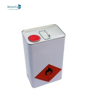 Empty Square Tin Cans 2L Rectangular Primer Paint Can With Tinplate Material