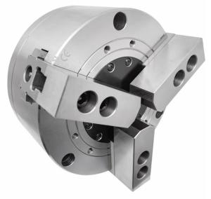 China 8 Inches CNC Power Chuck Solid 250mm 3 Jaw Hydraulic Chuck For Lathe factory