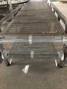 China Bread Pizza Spiral Belt Cooling Chilling Conveyor for Sale factory
