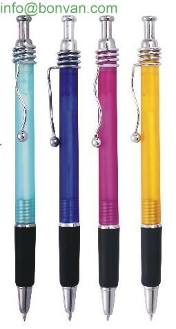 click mechanism advertising ball pen,promotional click plastic pen,ball pen